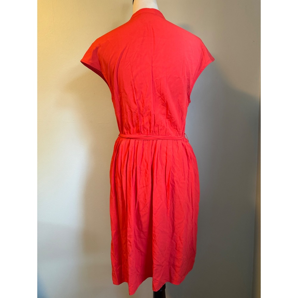 Maeve Anthropologie orange Cap Dress Small preppy Y2K boho retro mini resort - Picture 4 of 7